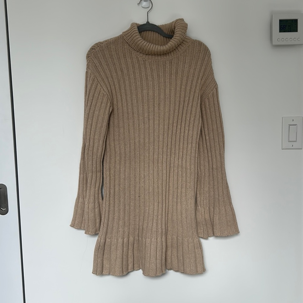 Something Navy Turtleneck Sweater Dress